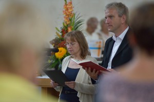 Amtseinführung von Pfarrer Jürgen Kohtz in St. Stephani in Calbe (Saale).